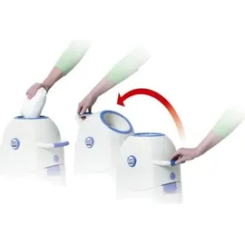 Diaper Champ Windeleimer Medium silber