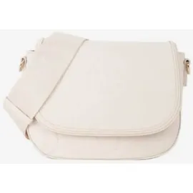 Valentino Samba Re Flap Bag Umhängetasche Synthetik Beige/Weiß