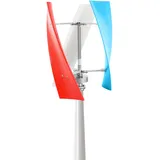 400W Windkraftanlage Generator, 24V Vertikaler Wind Turbine Generator 3 Blade Elektromagnetismus Wind Generator, Windgeschwindigkeit 14m/s, für Boote, Industrie, Hütten