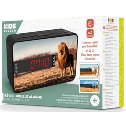 BigBen Wecker Kids Wecker RR16 Safari dimmbares Display inkl. 3 Frontblenden