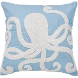 Done. Kissenbezug Cushion Sealife Octopus 45 x 45 cm Blau
