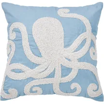 Done. Kissenbezug Cushion Sealife Octopus 45 x 45 cm Blau