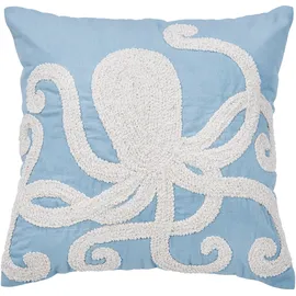 Done. Kissenbezug Cushion Sealife Octopus 45 x 45 cm Blau
