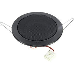 Visaton Deckenlautsprecher DL 10 (RAL 9005) 8 Ohm (1 Stk.), Einbaulautsprecher, Schwarz