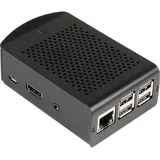 Joy-It rb-alucase+06 SBC-Gehäuse Passend für (Entwicklungskits): Raspberry Pi® mit Befestigungslaschen Schwarz