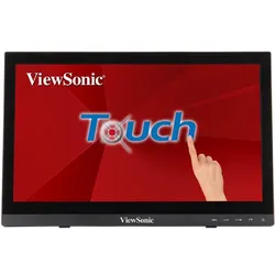 Viewsonic TD1630-3 Computerbildschirm 39,6 cm (15.6") 1366 x 768 Pixel HD LCD Touchscreen Multi-Nutzer Schwarz