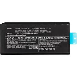 CoreParts MBXDE-BA0185, Akku, DELL, Latitude 12 7204, Latitude 14 7404, Latitude