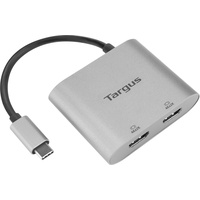 Targus Dual Video Adapter USB-Grafikadapter Schwarz
