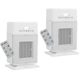 Tristar 2er SET Keramik Elektroheizung 2in1 Heizlüfter & Luftbefeuchter 1800Watt