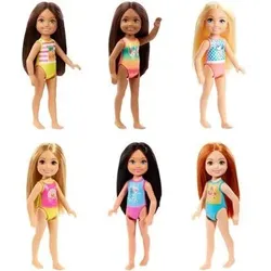 MATTEL GLN73 Barbie Chelsea Beach Puppe, sortiert