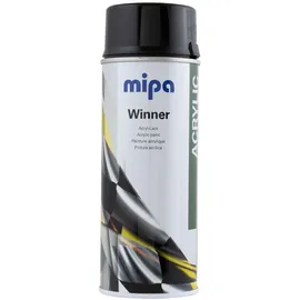 Mipa Winner Acryllackspray Schwarz seidglänzend 0,4 l