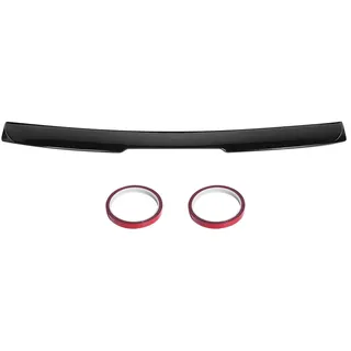 Dachflügel, Qiilu Dachflügel, ABS glänzend schwarz Heckscheiben-Dachspoiler Passend für 5er E60 M5 Limousine 2004‐2010