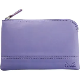 Rhodia Rhodiarama Etui Kunstleder Reißverschluss, 11x17 cm Schwertlilie 116539C
