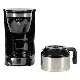 SOGO Human Technology Drip Inox 10 Kaffeemaschine Schwarz Fassungsvermögen Tassen=10 Glaskanne, War