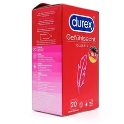 Reckitt Benckiser Deutschland GmbH Kondome DUREX Gefühlsecht classic Kondome, 20 Stück