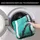 OTTO home Juna mit Muster Petrol 70 x 110 cm