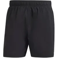 adidas Solid CLX Short-Length Badeshorts Black / Lucid Lemon XL