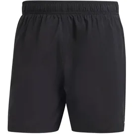 adidas Solid CLX Short-Length Badeshorts Black / Lucid Lemon XL