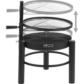 BBQ-Toro Feuerschale mit Grillrost Ø 50 cm Schwarz