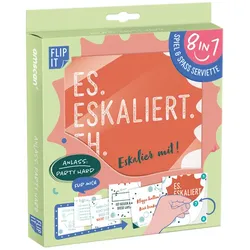 12 FLIP IT Partyspaß-Servietten - Eskalation 33cm