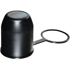 LAS Kugelkupplungs-Schutzkappe PVC mit Schlaufe Schwarz