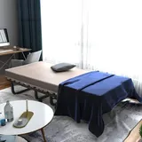 80x200cm Gaestebett Klappbett Tragbar, Auf Raedern, Mit Matratze Aus Memory-schaum, Stahlrahmen, Bis 120kg - Costway