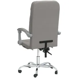 vidaXL Bürostuhl mit Liegefunktion Taupe