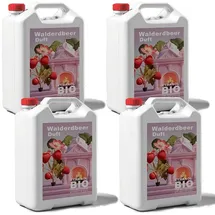 DTPSOFT Bioethanol 5L Premium 100% für Kamin Walderdbeerduft