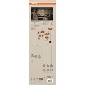 Osram Decor Paper Drop 3-flg. 16 cm beige