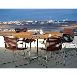 Houe Circle Ø 150 x 74 cm Aluminium/Bambus Natur