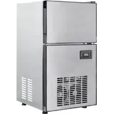 vidaXL Eiswürfelbereiter mit Tür Silber 43 x 40 x 71 cm Edelstahl