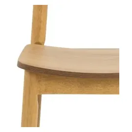 VCM 2er-Set Actona Stuhl Barlow Holz Braun Eiche