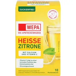 Wepa Heisse Zitrone+vit.c+calcium Zuckerfr. Pulver 100 G