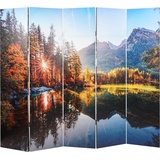 MCW MCW, Paravent ~ Raumteiler Trennwand Sichtschutz, MVG 180x204cm Waldsee