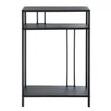 CaliCosy Konsole Metall 30 x 90 x 60 cm Schwarz