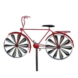 DanDiBo Ambiente Gartenstecker Metall Fahrrad XL 160 cm Rot