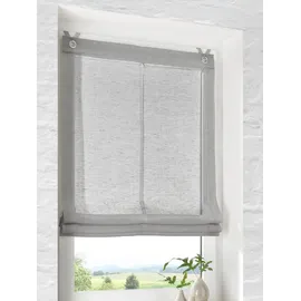 Kutti Raffrollo HEINE HOME Gr. 4, grau B:100cm H:140cm, Raffrollos
