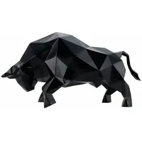KUNSTLOFT Skulptur, Schwarz, Stein, 51x26x23 cm, Dekoration, Skulpturen &