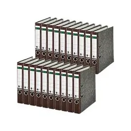 Leitz Wolkenmarmor-Ordner DIN A4 52 mm Braun 20 St.