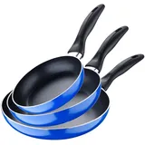 San Ignacio Blue Navy Paradise Pfannen-Set 3-tlg. 16 cm + 20 cm + 24 cm