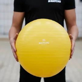 Matchu Sports Gymnastikball Gelb 45 cm