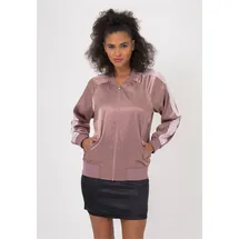 Freshlions Bomberjacke "Aurelia", Damen, Gr. S, pink, 100% Polyester, unifarben, lang, Rundhals, Jacken Bomberjacke, im sportlichen Design