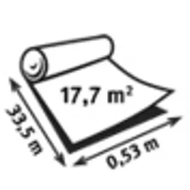 Erfurt PRO Rauhfaser Tapete 33,5 x 0,53 m 1000 g Weiß 1000266