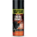 U-POL RAPTOR Engine Enamel | Motorlack | 1K Spraydose | Hitzebeständig bis 300°C | Motorblöcke & Motorraum | Schutz vor Hitze, Öl & Fahrzeugflüssigkeiten (gloss black/schwarz glänzend - 364ml)