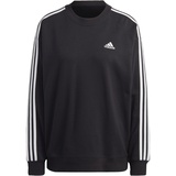 adidas Sweatshirt Essentials 3-Streifen, schwarz-weiß