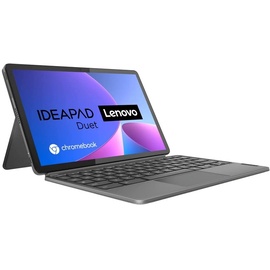 Lenovo IdeaPad Duet 3 2-in-1 Tablet | 10,9" 2K Touch Display | Qualcomm Snapdragon 7c Gen 2 | 4GB RAM | 64GB SSD | Qualcomm Adreno Grafik | Chrome OS | QWERTZ | grau