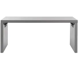 Beliani Gartentisch Grau Stein, Freiform, 108x78x90 cm