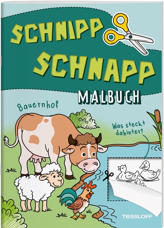 Schnipp Schnapp Malbuch. Bauernhof. Was Steckt Dahinter?, Geheftet