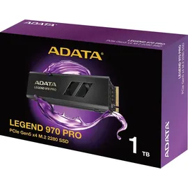 A-Data ADATA LEGEND 970 Pro 1 TB, SSD schwarz/gold, PCIe 5.0 x4, NVMe 2.0, M.2 2280