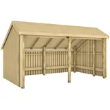 Plus Multi Gartenhaus 4,16 x 2,38 m Beige